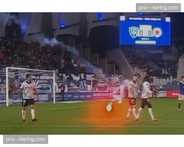 比赛因球迷投掷烟火中断十分钟，裁判警告主场球队